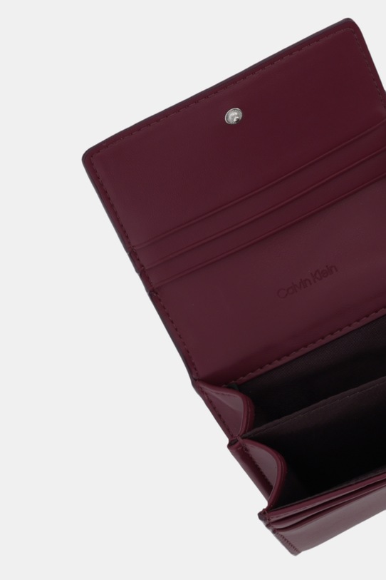 Akcesoria Calvin Klein portfel LV04F1047G bordowy