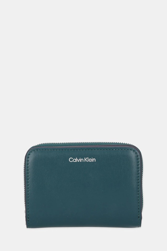 Кожаный кошелек Calvin Klein кожа бирюзовый LV04F1075G