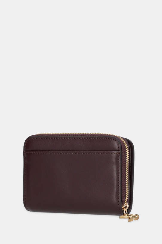 Calvin Klein portfel skórzany LV04F1075G bordowy AW25