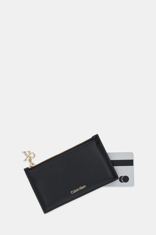 Αξεσουάρ Δερμάτινο πορτοφόλι Calvin Klein LV04F1076G μαύρο