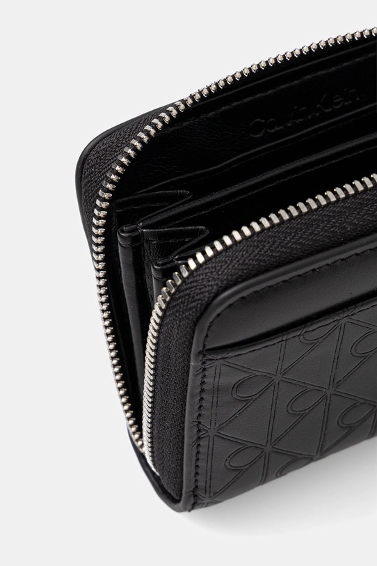 Accesorii Calvin Klein portofel de piele LV04F1081G negru