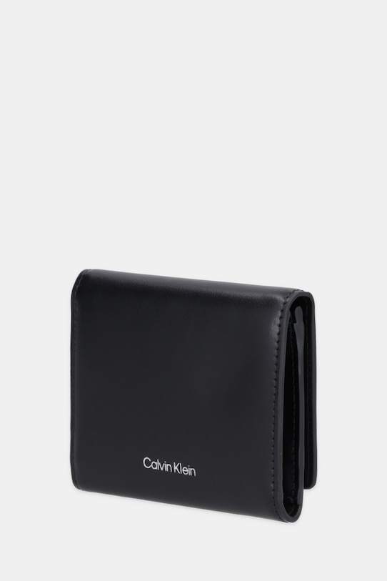 Kožená peňaženka Calvin Klein LV04F1082G čierna NC25
