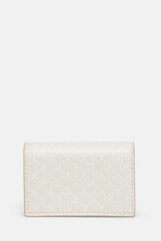 Calvin Klein portfel imitacja skóry licowej biały LV04F1083G