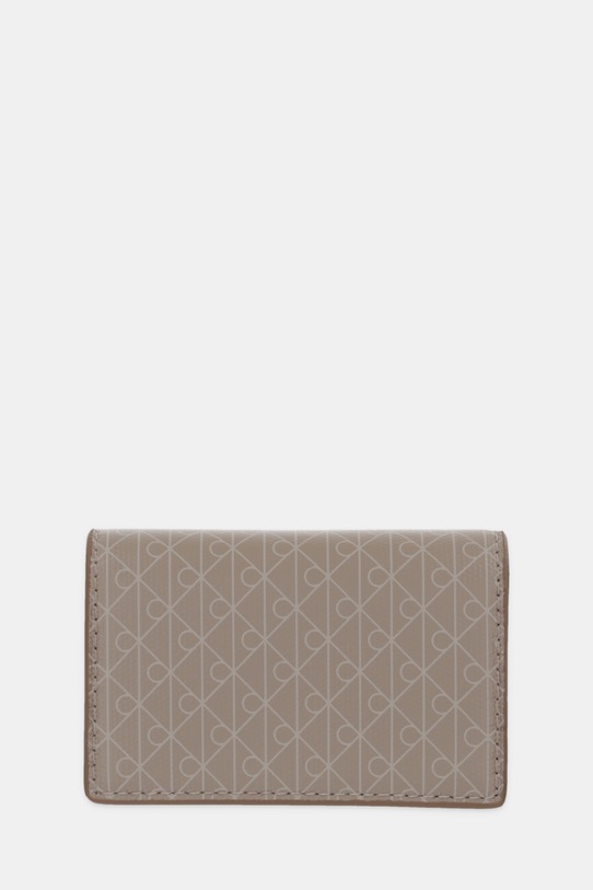 Calvin Klein portfel imitacja skóry licowej beżowy LV04F1083G