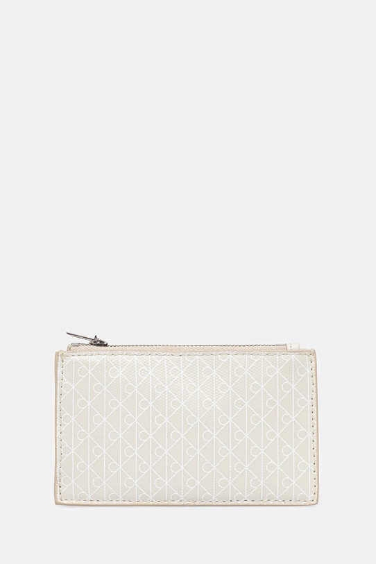 Calvin Klein portfel imitacja skóry licowej biały LV04F1084G