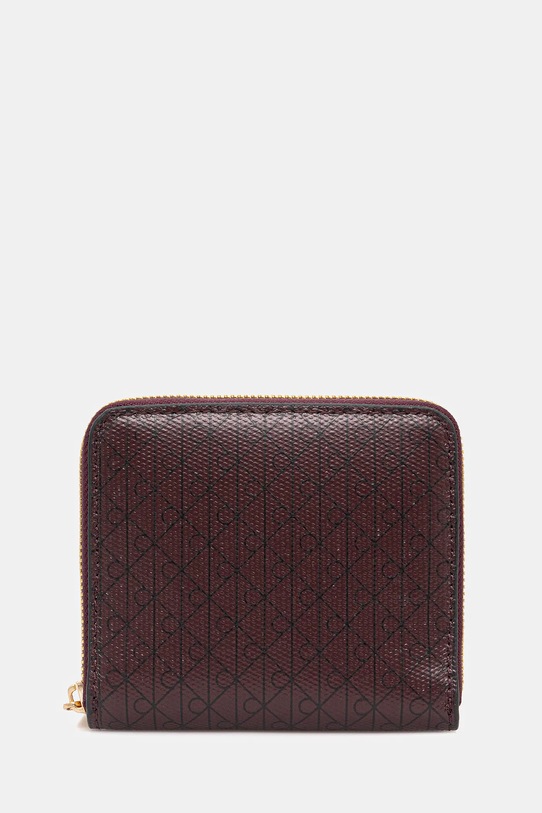 Calvin Klein portfel imitacja skóry licowej fioletowy LV04F1089G