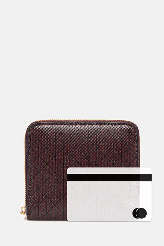Calvin Klein portfel LV04F1089G fioletowy