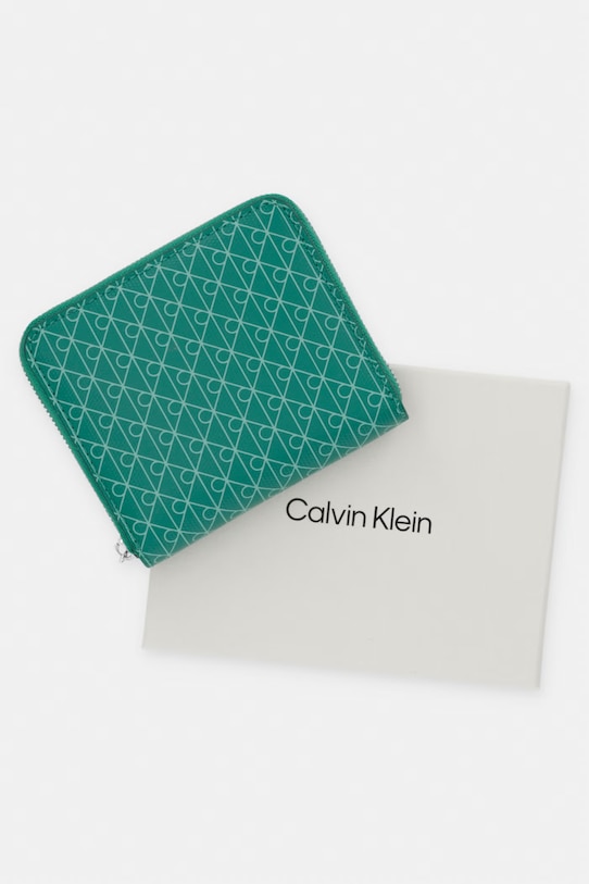 Calvin Klein portfel damski LV04F1089G zielony