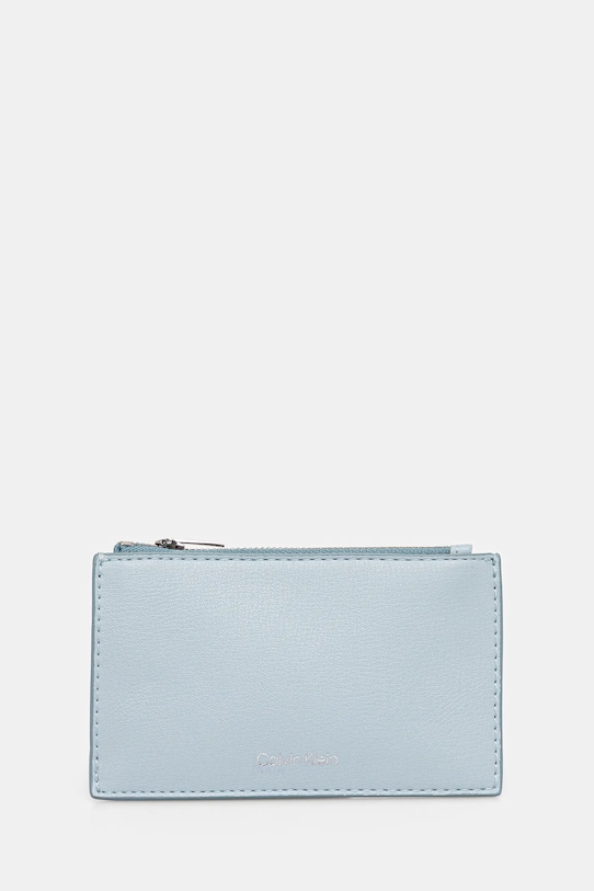 Peněženka Calvin Klein imitace kůže modrá LV04F1090G