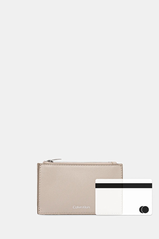 Peněženka Calvin Klein LV04F1090G béžová