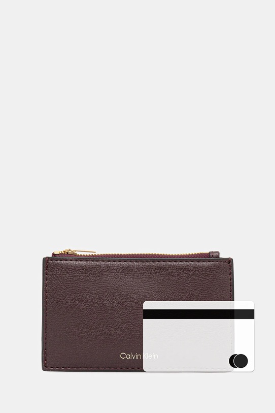 Calvin Klein portfel fioletowy LV04F1090G