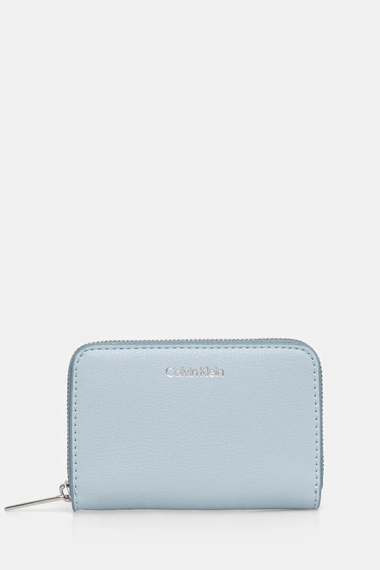 Calvin Klein portfel imitacja skóry licowej niebieski LV04F1091G