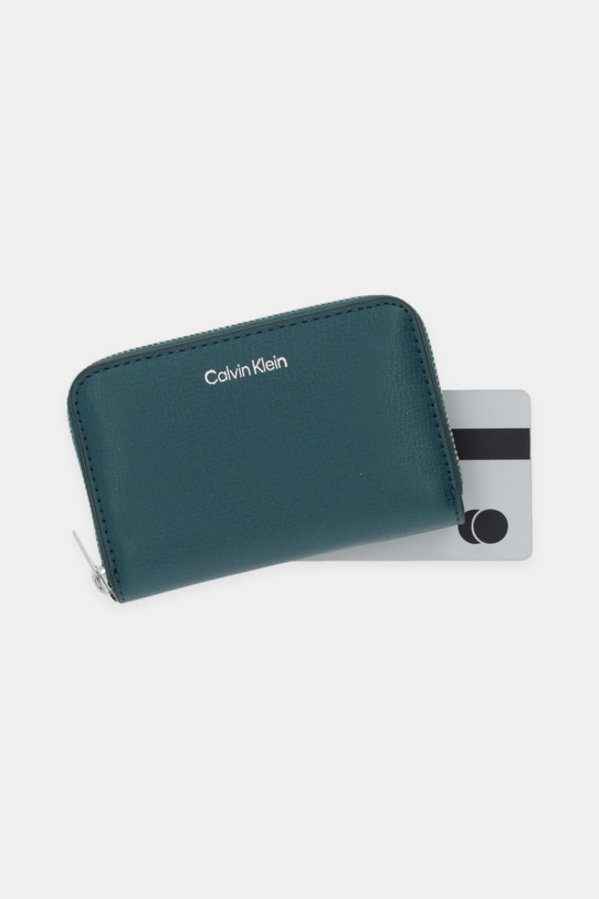 Peněženka Calvin Klein tyrkysová LV04F1091G