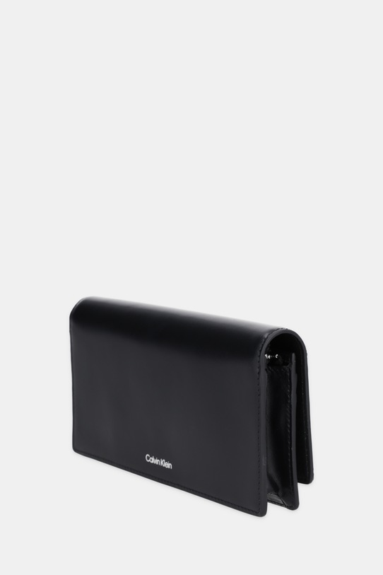 Calvin Klein portfel skórzany LV04F1098G czarny NC25