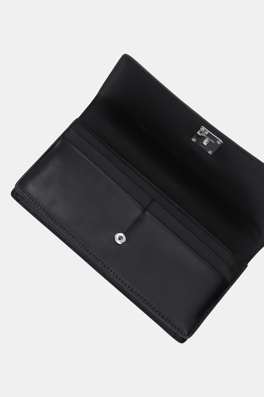 Kožená peňaženka Calvin Klein čierna LV04F1098G