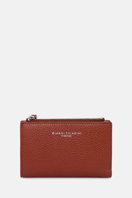 Gianni Chiarini portfel skórzany skóra licowa pomarańczowy PF.6003.GRN