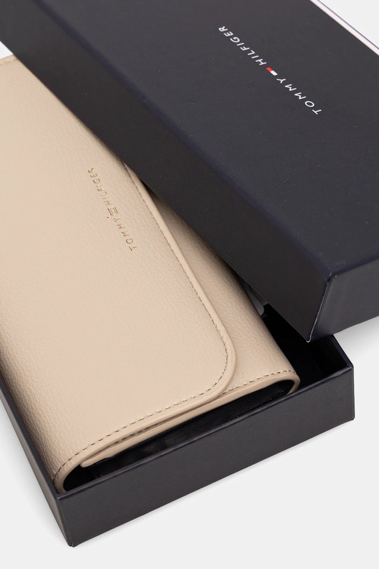 Peněženka Tommy Hilfiger béžová AW0AW17734