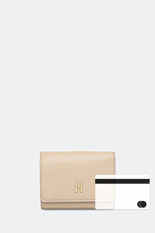 Πορτοφόλι Tommy Hilfiger AW0AW17737 μπεζ