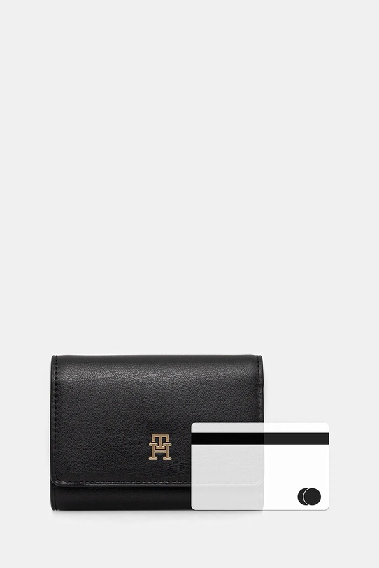 Πορτοφόλι Tommy Hilfiger AW0AW17737 μαύρο