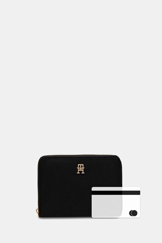 Peněženka Tommy Hilfiger černá AW0AW17741