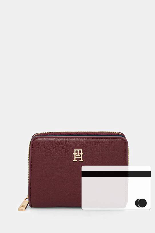 Peněženka Tommy Hilfiger burgundské AW0AW17742
