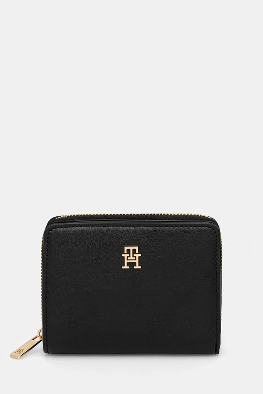 Гаманець Tommy Hilfiger імітація лицьової шкіри чорний AW0AW17742