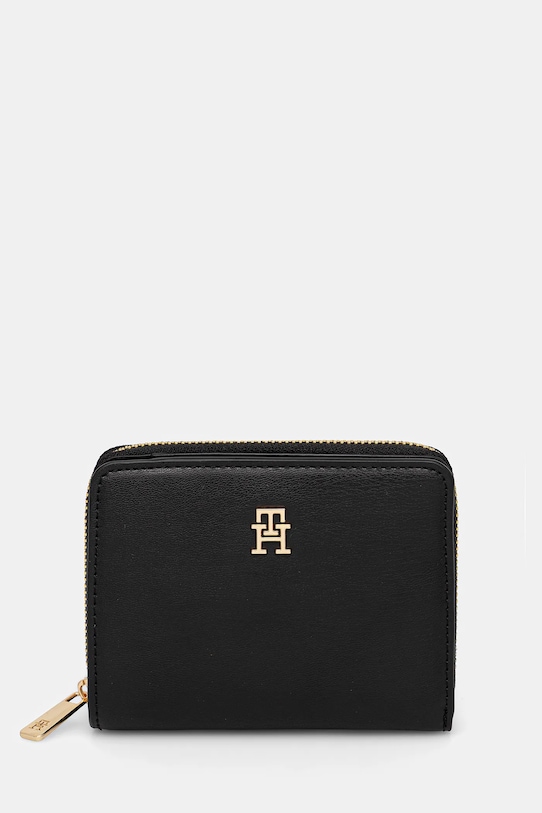 Peněženka Tommy Hilfiger imitace kůže černá AW0AW17742