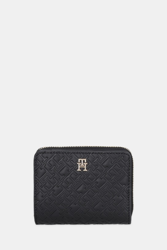 Πορτοφόλι Tommy Hilfiger απομίμηση λείου δέρματος μαύρο AW0AW17743