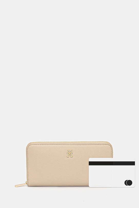 Πορτοφόλι Tommy Hilfiger AW0AW17744 μπεζ