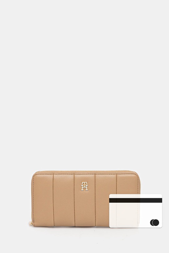 Πορτοφόλι Tommy Hilfiger AW0AW17747 μπεζ