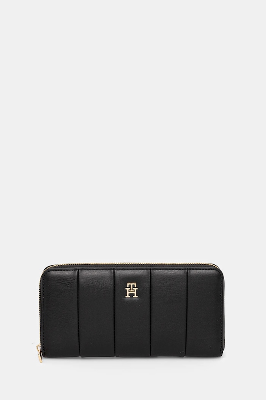 Novčanik Tommy Hilfiger bez uzorka crna AW0AW17747