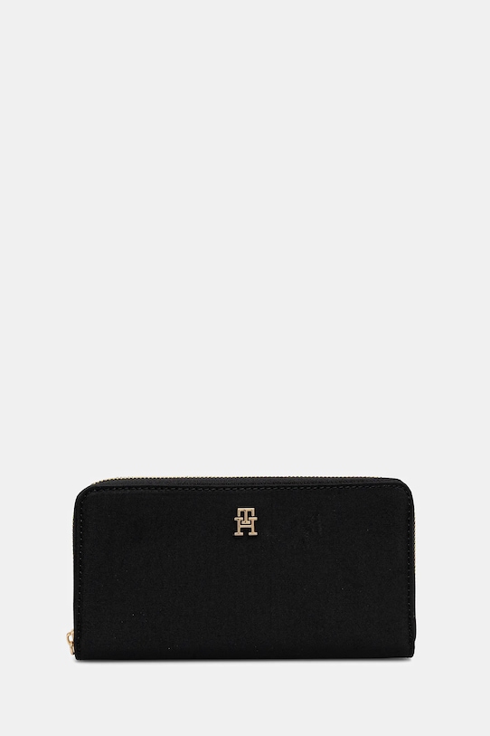 Peněženka Tommy Hilfiger hladký černá AW0AW17750