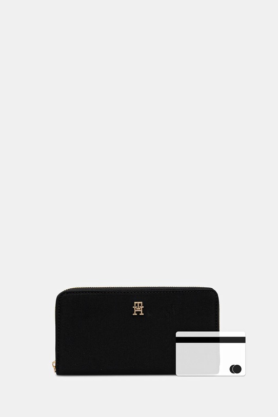 Peněženka Tommy Hilfiger černá AW0AW17750