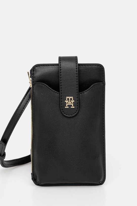 Кошелек Tommy Hilfiger имитация натуральной кожи чёрный AW0AW17751