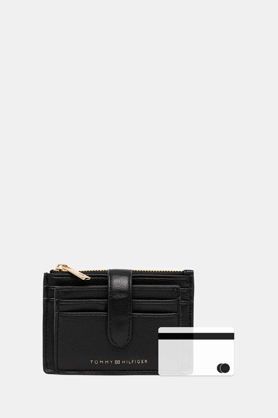 Denarnica Tommy Hilfiger črna AW0AW18027