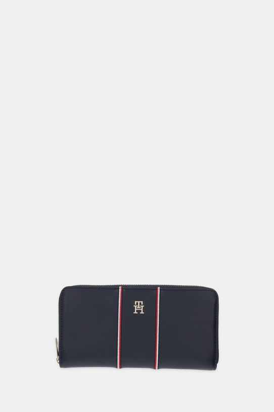 Tommy Hilfiger portfel imitacja skóry licowej granatowy AW0AW18033