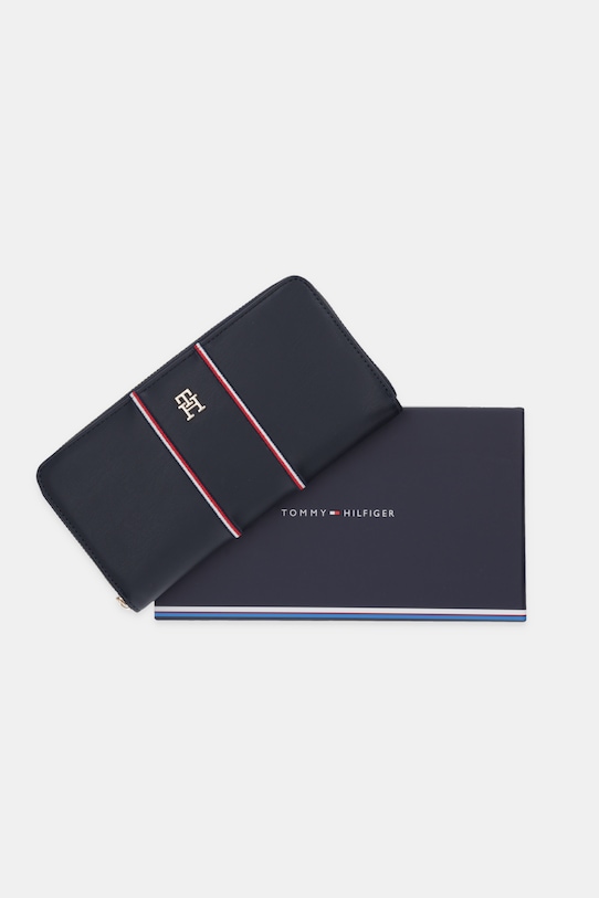 Tommy Hilfiger portfel AW0AW18033 granatowy