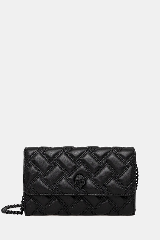 Kurt Geiger London kopertówka skórzana Kensington skóra licowa czarny 0648400109