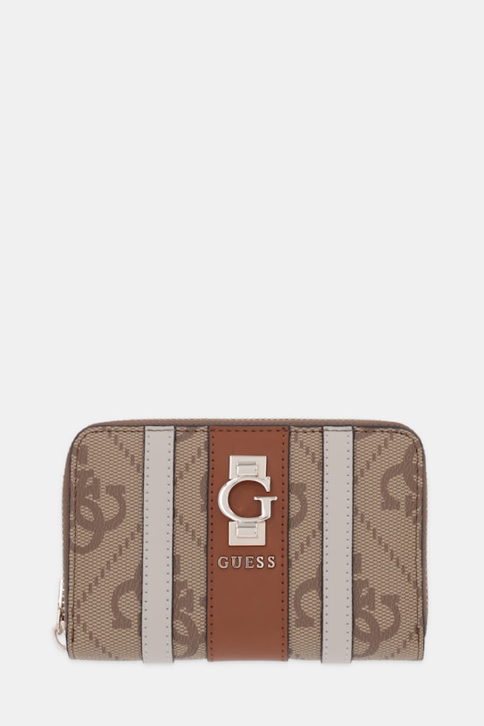 Guess portfel ERENIA imitacja skóry licowej beżowy SWSO78.38140