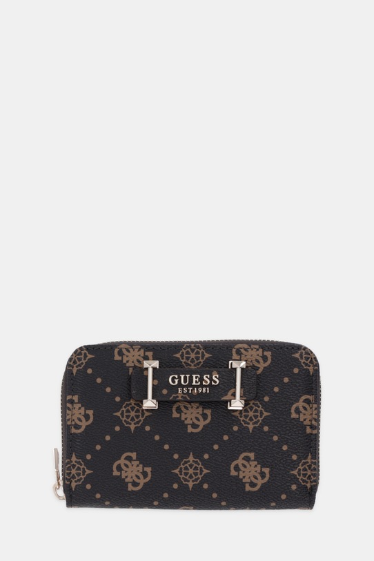 Guess portfel SILIA imitacja skóry licowej brązowy SWGP98.90140