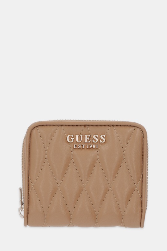 Πορτοφόλι Guess VALLA απομίμηση λείου δέρματος καφέ SWQG81.22137