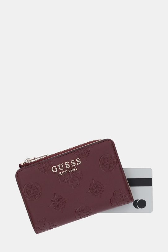 Peněženka Guess LAUREL burgundské SWPD74.59156