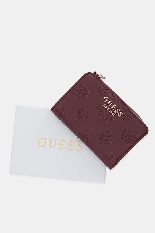 Guess portfel LAUREL SWPD74.59156 bordowy
