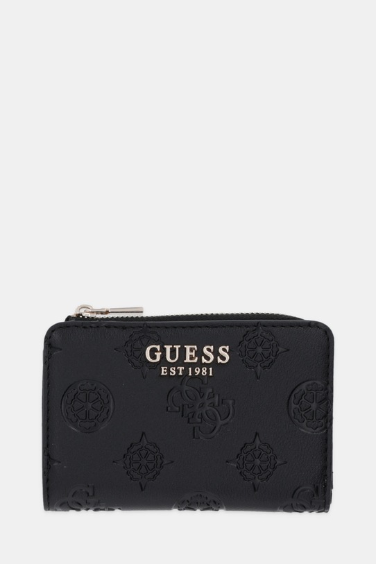 Πορτοφόλι Guess LAUREL απομίμηση λείου δέρματος μαύρο SWPD74.59156