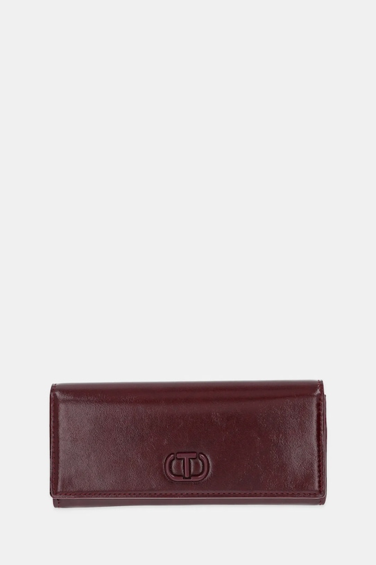 Twinset portofel imitatie de piele burgundia 252TB7083