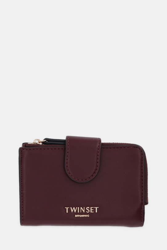 Twinset portfel imitacja skóry licowej fioletowy 252TL8014
