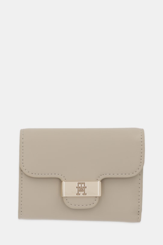 Tommy Hilfiger portfel imitacja skóry licowej beżowy AW0AW18034