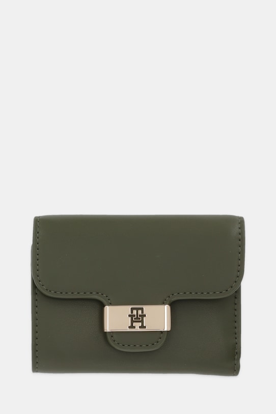 Tommy Hilfiger portfel imitacja skóry licowej zielony AW0AW18034