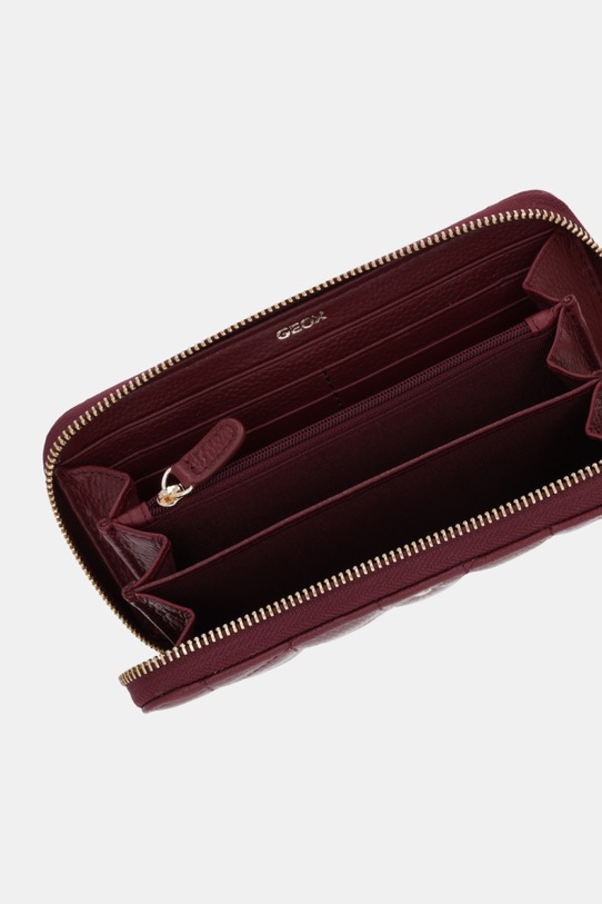 Geox portofel de piele burgundia D45K3C.00046