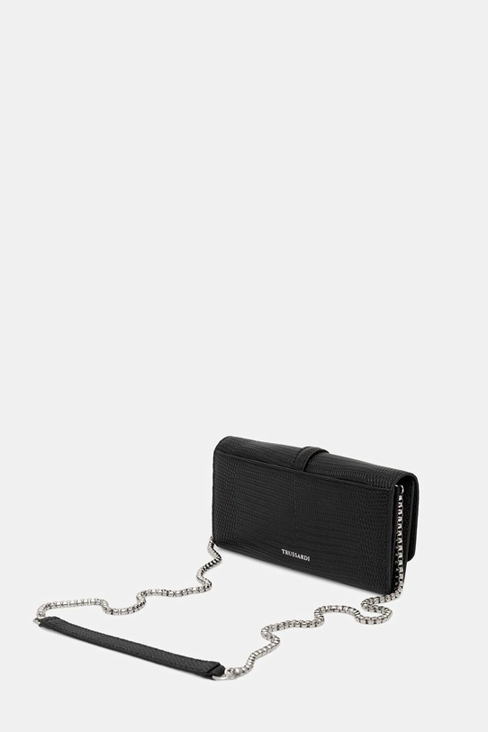 Αξεσουάρ Δερμάτινο πορτοφόλι Trussardi I618E200079N μαύρο